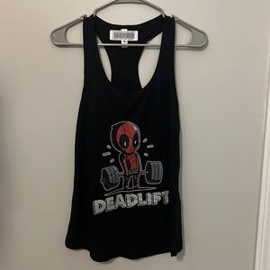 Deadpool Deadlift Tank